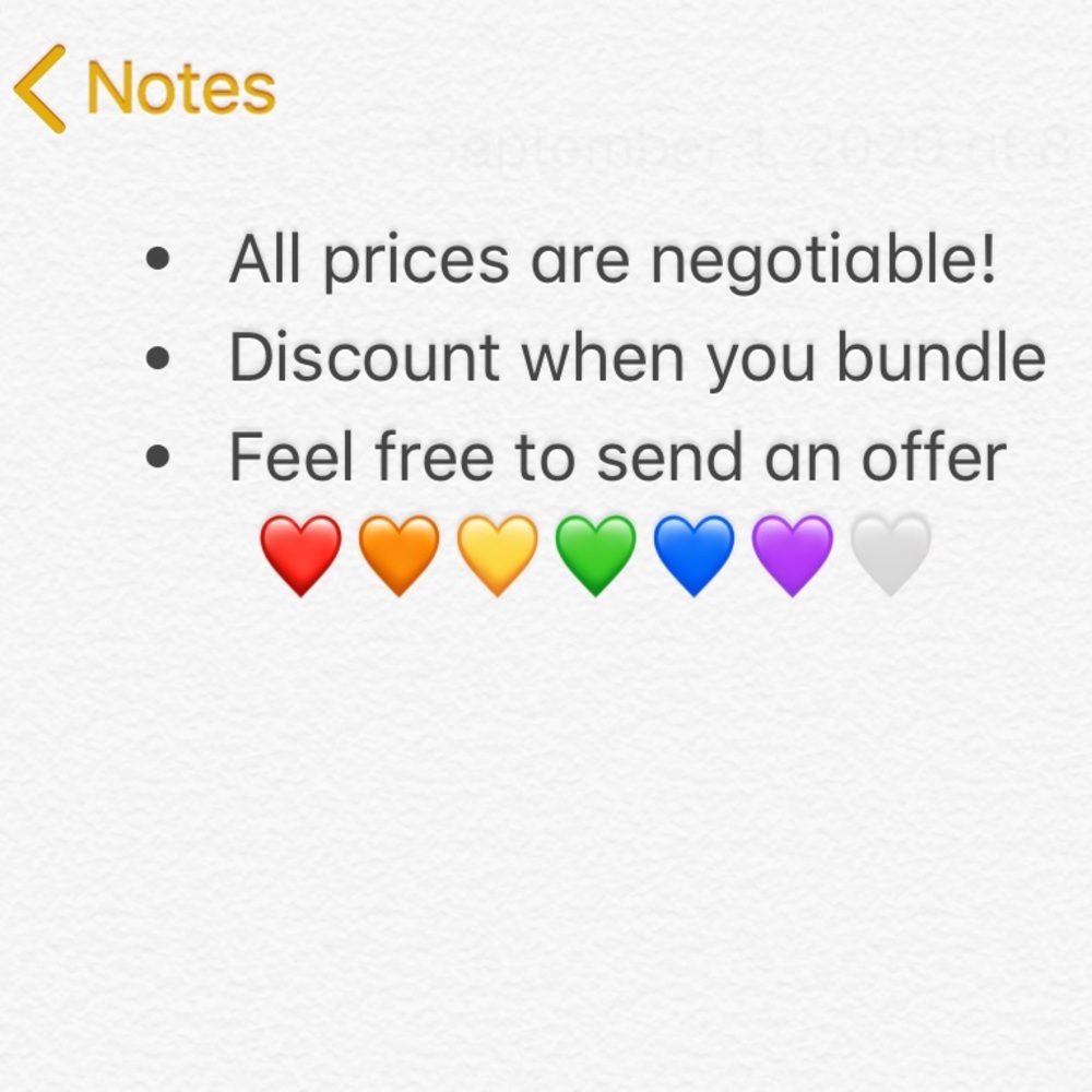 Negotiable prices!